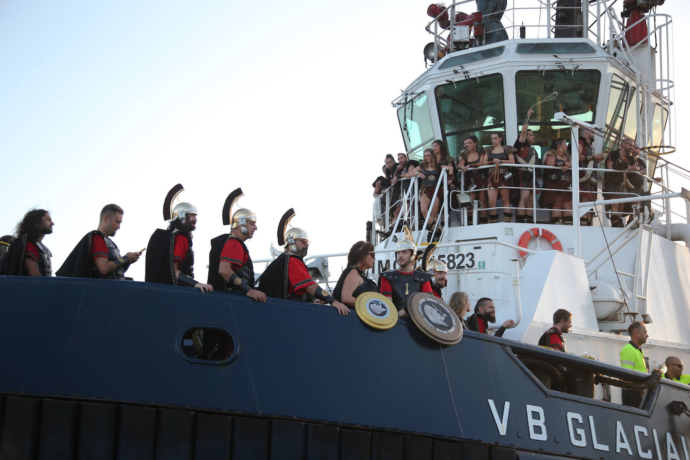 Las imágenes del Desembarco y la Contratación de Mercenarios de Carthagineses y Romanos