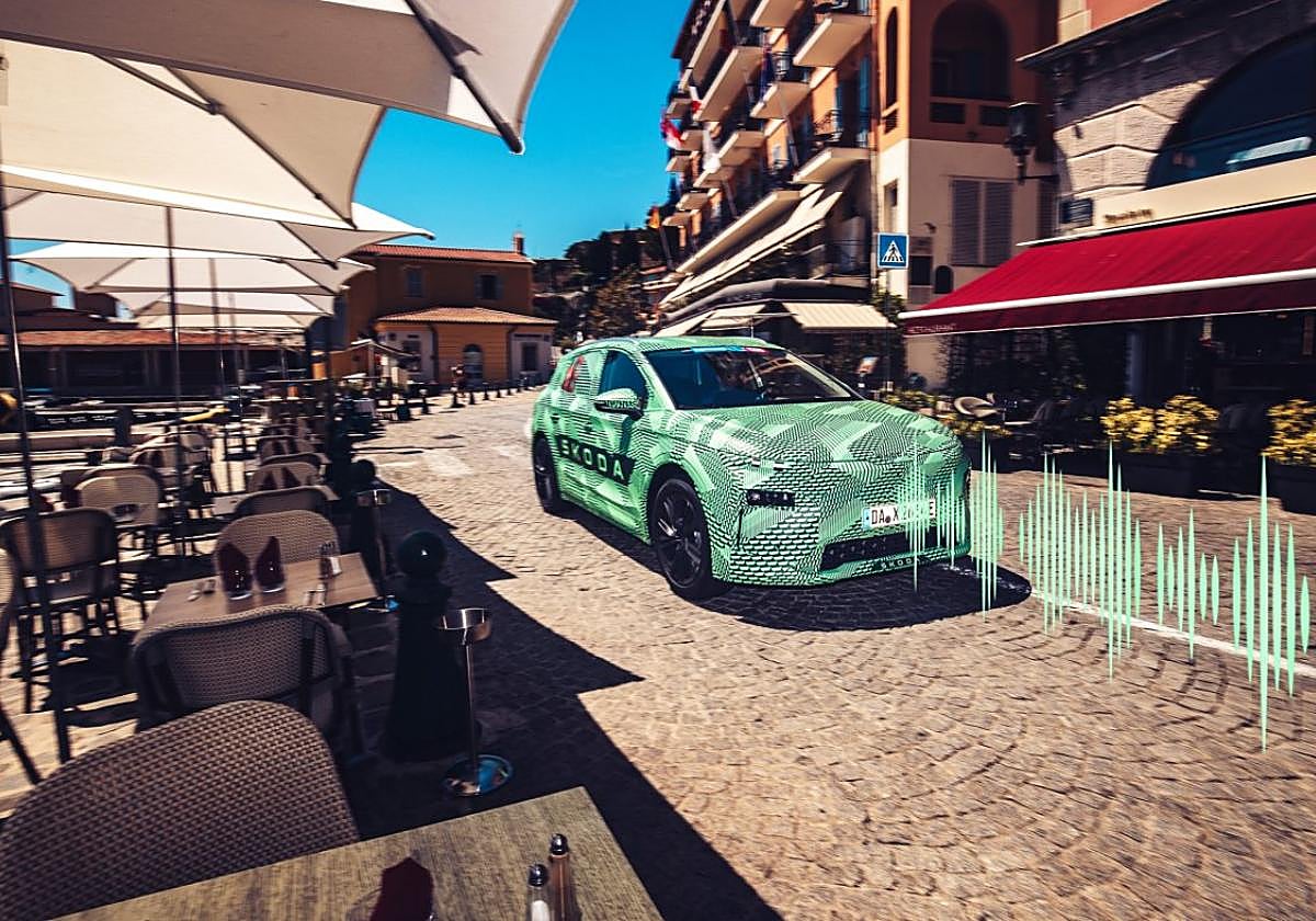 El nuevo SUV eléctrico compacto Škoda Elroq tiene su propia firma sonora