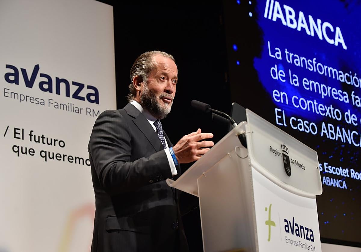 Juan Carlos Escotet Rodríguez, presidente de Abanca, impartió la conferencia inaugural en el foro Avanza, el pasado jueves.