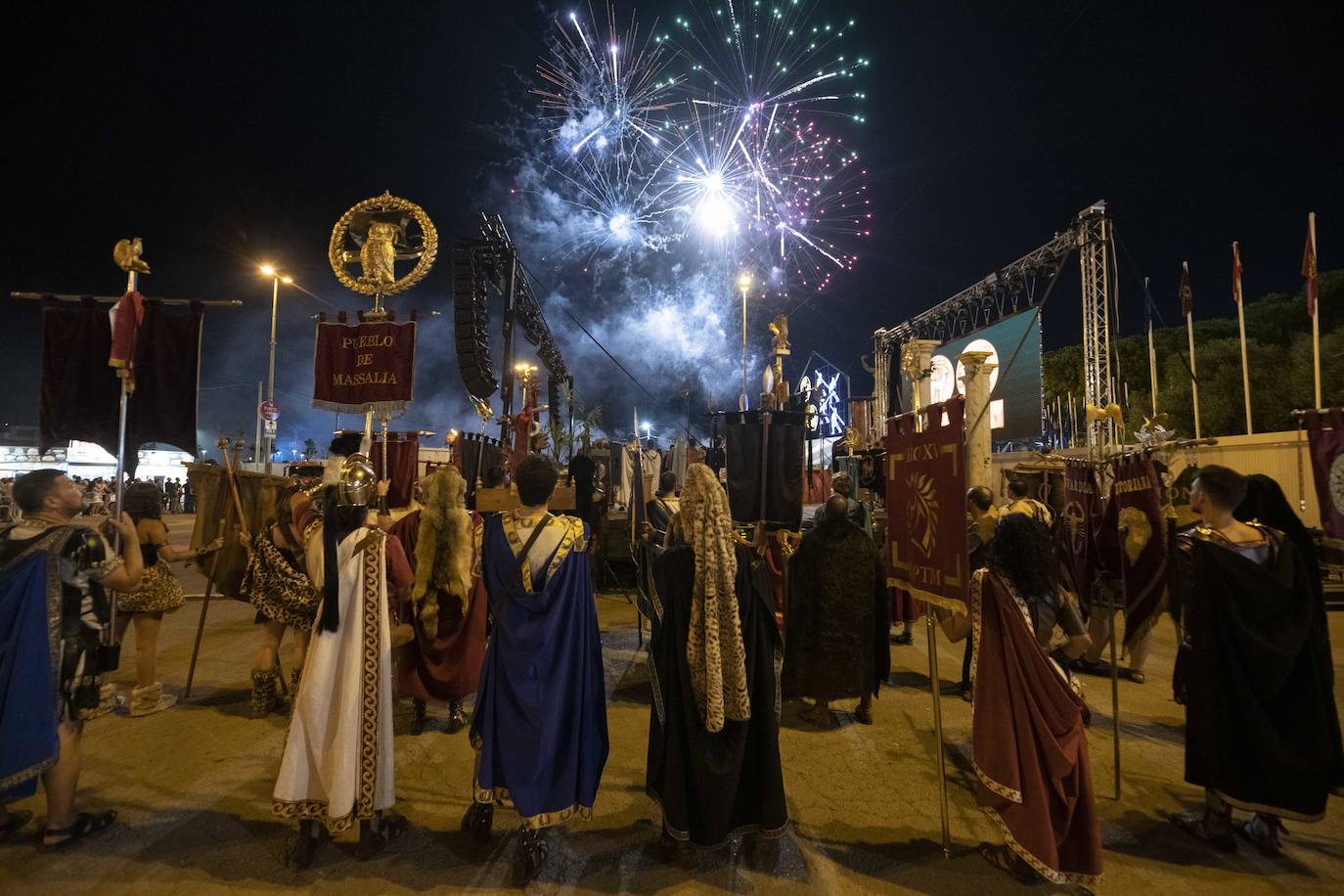 Las imágenes del apagado del Fuego Sagrado de Carthagineses y Romanos