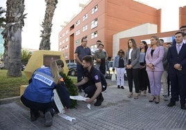 Foto del homenaje a los fallecidos en la tragedia de Atalayas.