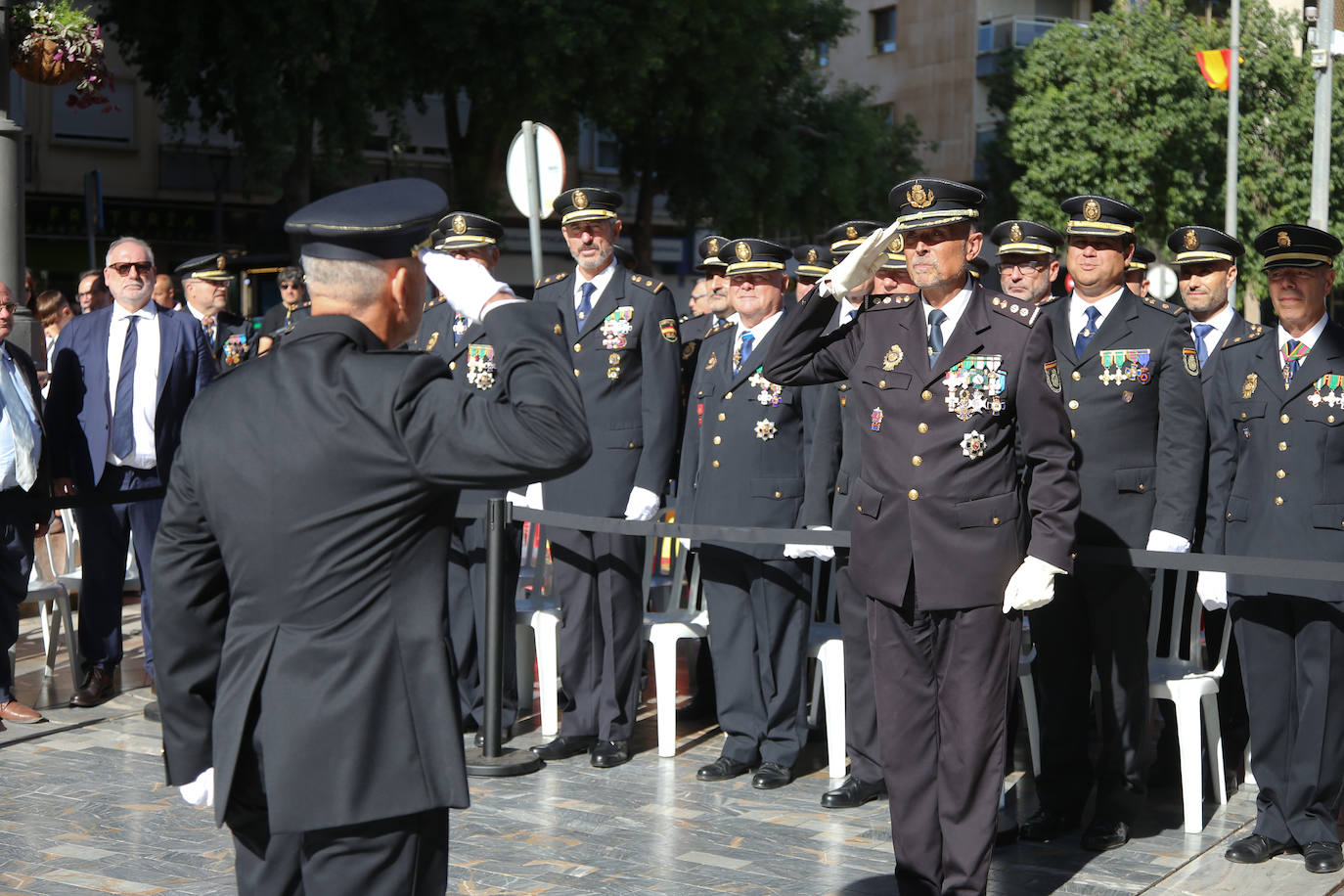 Acto del patrón de la Policía Nacional en Cartagena, en imágenes