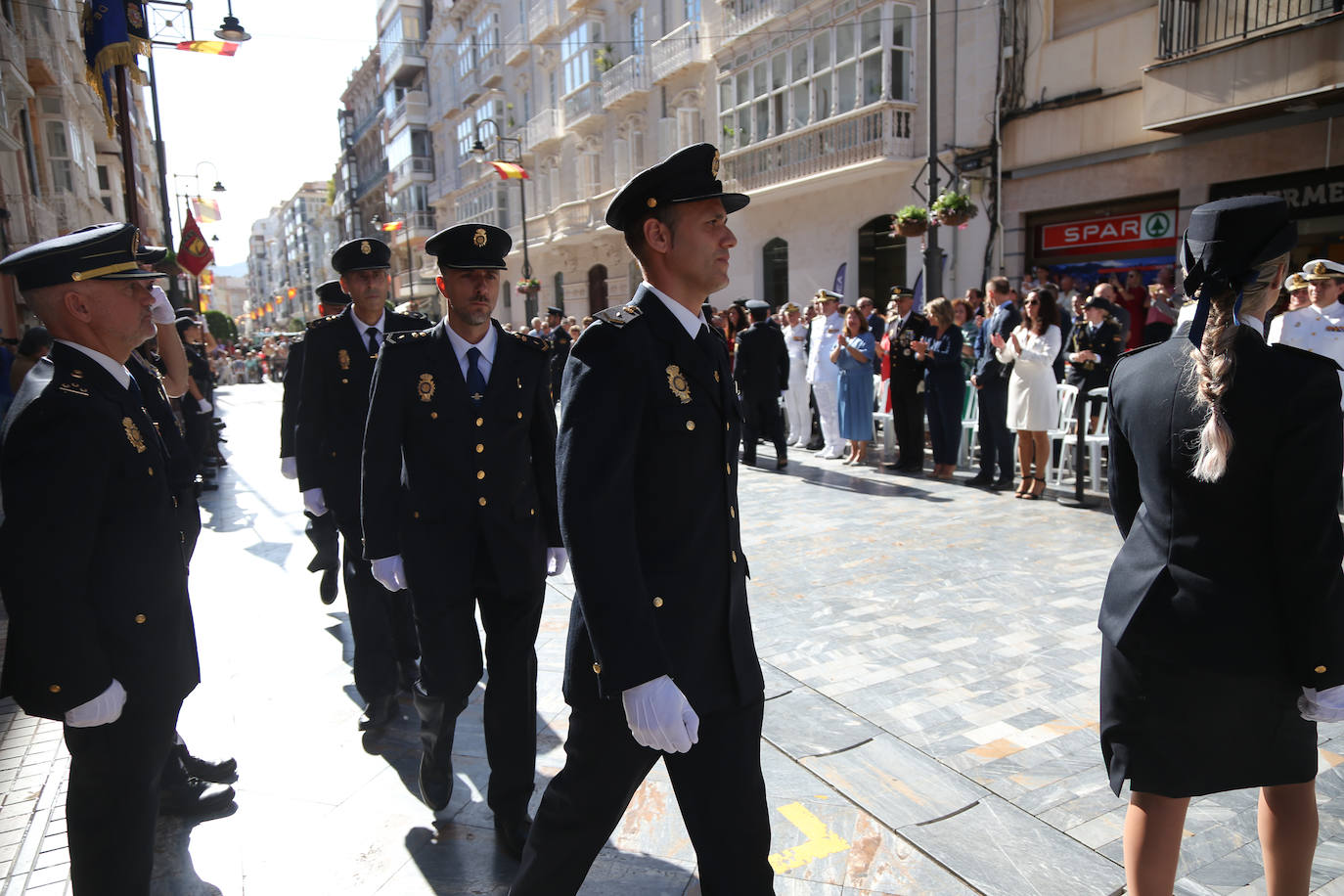 Acto del patrón de la Policía Nacional en Cartagena, en imágenes