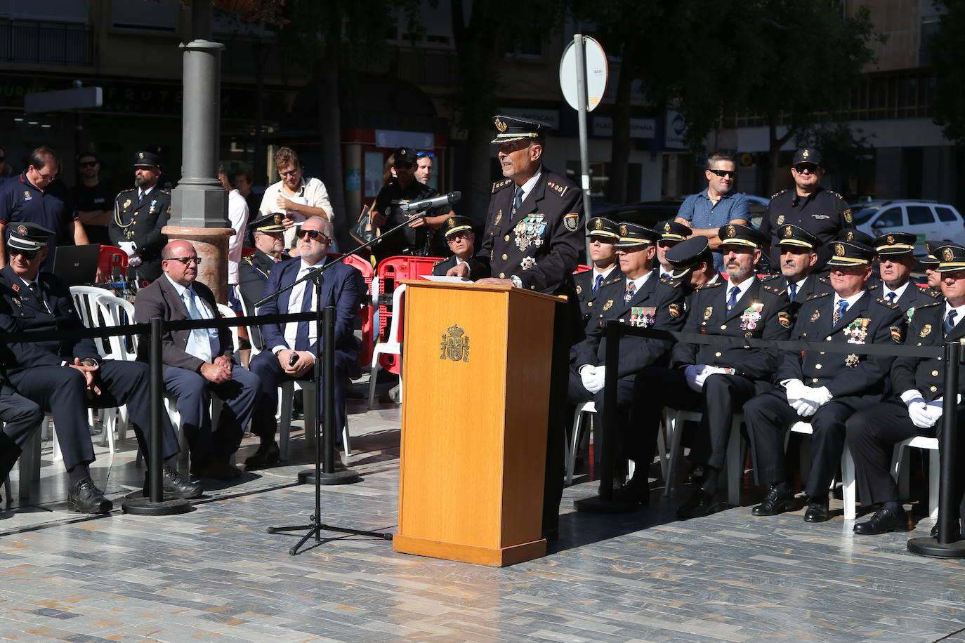 Acto del patrón de la Policía Nacional en Cartagena, en imágenes