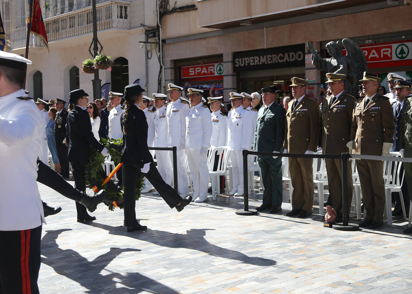 Acto del patrón de la Policía Nacional en Cartagena, en imágenes