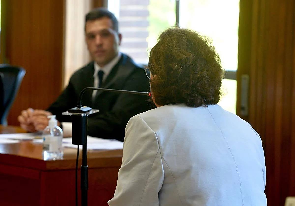 La acusada, durante el juicio celebrado en junio ante la Audiencia.