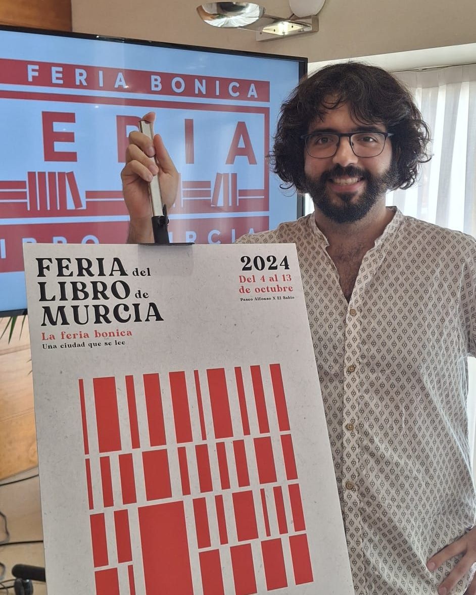 Jorge Campos en la Feria del Libro de Murcia.