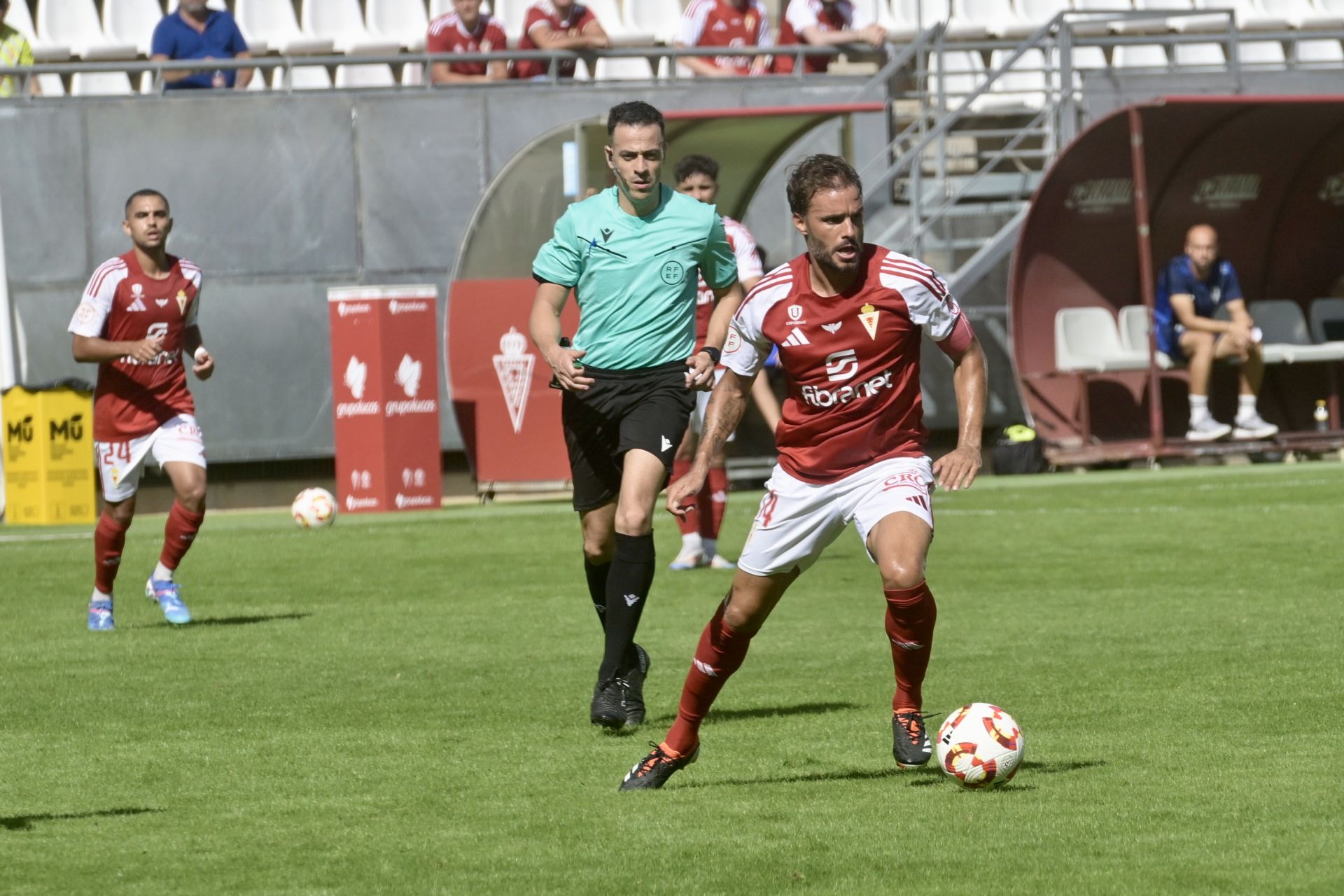 Las imágenes del partido entre el Real Murcia y el Alcorcón