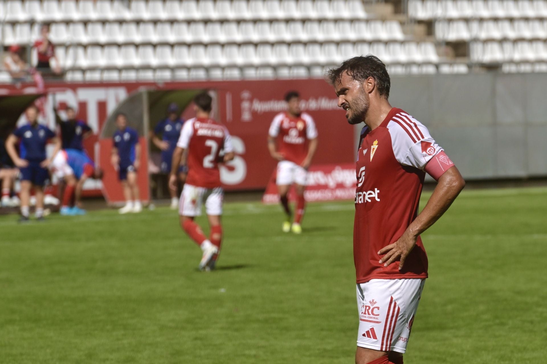 Las imágenes del partido entre el Real Murcia y el Alcorcón