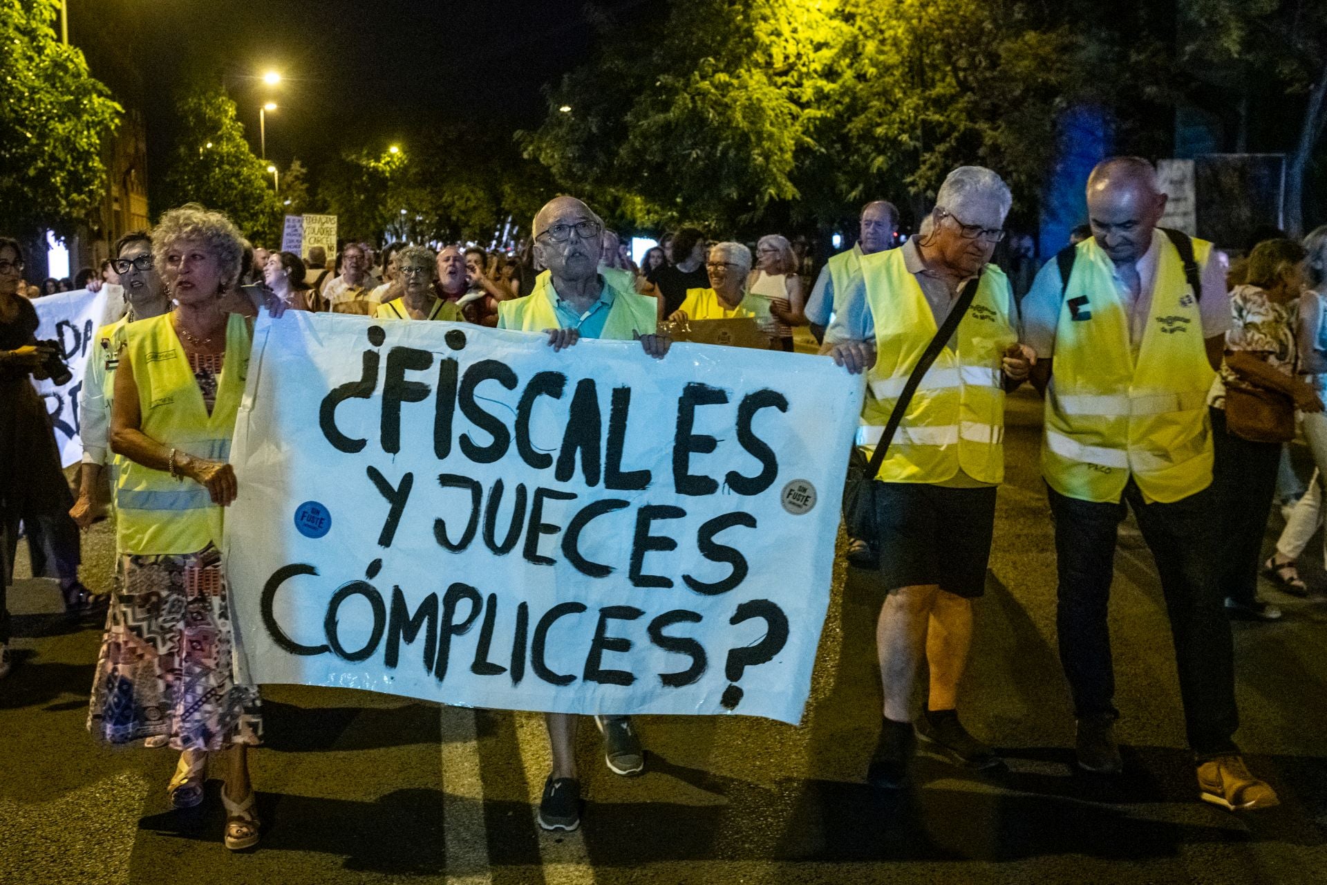 Las imágenes de la protesta ante el Palacio de Justicia de Murcia