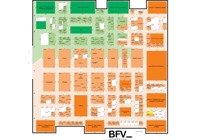 Localizador de BFV Informática en la feria Accountex España.