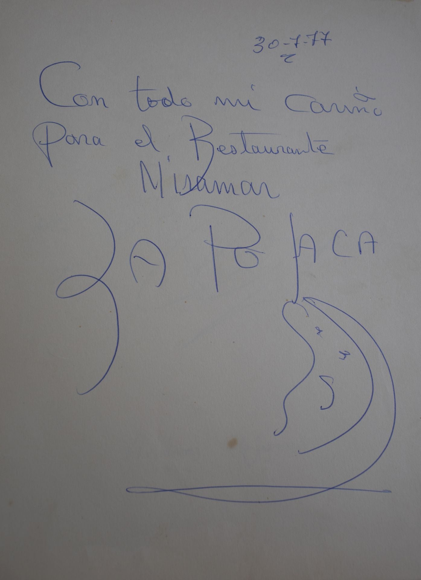 Los comensales más famosos que pasaron por el restaurante Miramar de Puerto de Mazarrón