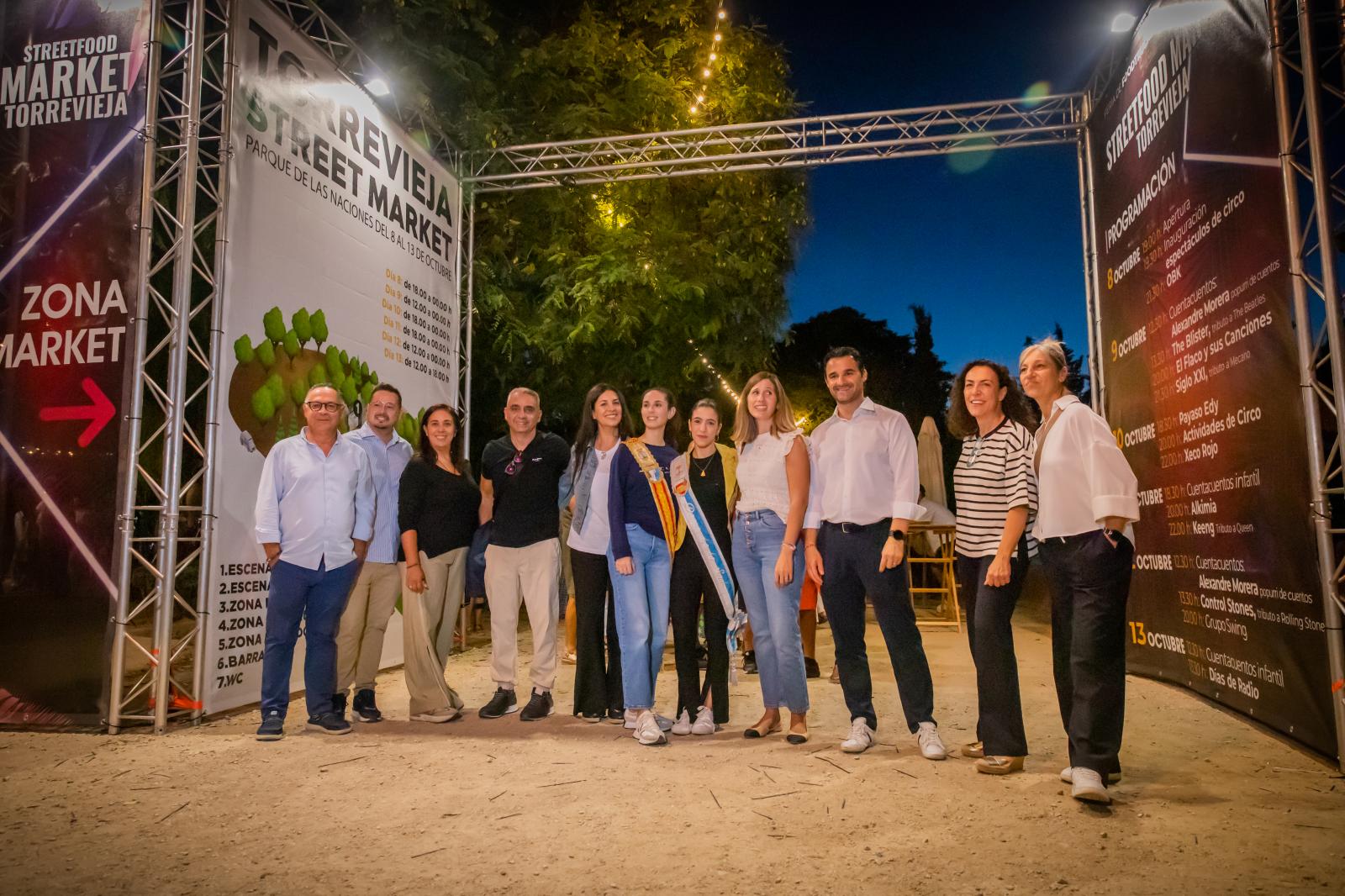 La inauguración del Street Food Market de Torrevieja, en imágenes