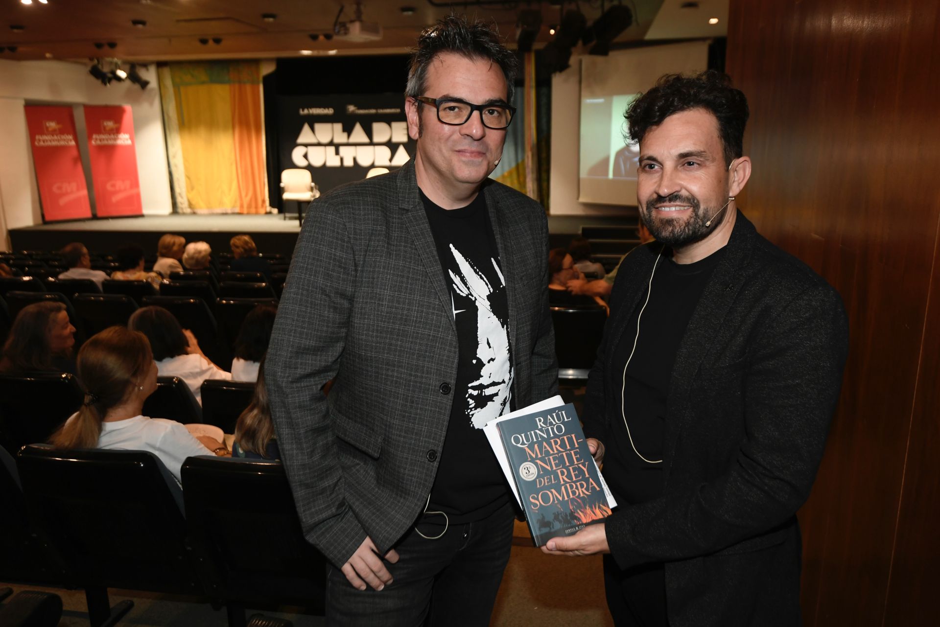 Las dudas de Raúl Quinto en el Aula de Cultura de LA VERDAD