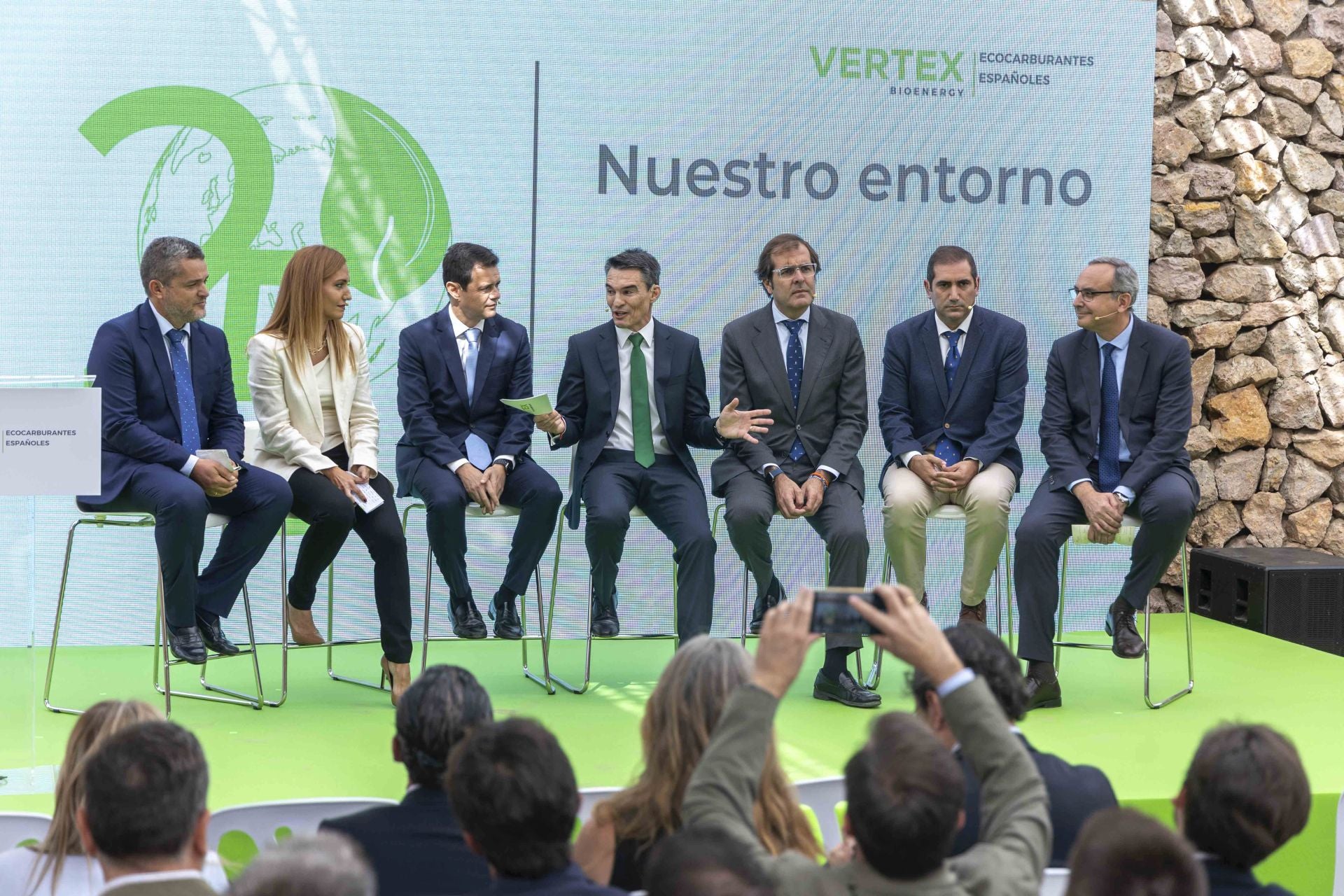 Acto del 25 aniversario de la empresa de ecocarburantes Vertex, en imágenes
