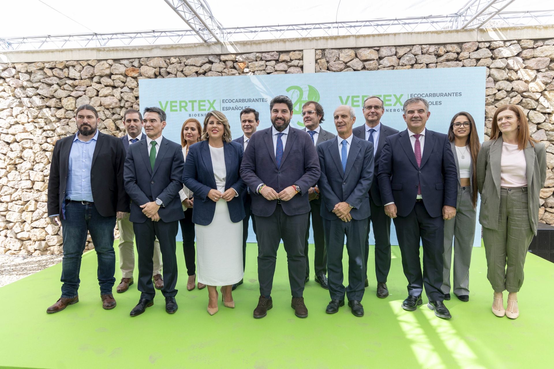 Acto del 25 aniversario de la empresa de ecocarburantes Vertex, en imágenes