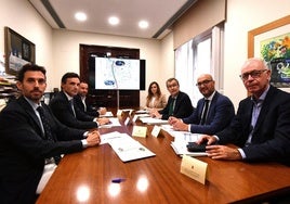 Reunión mantenida este viernes entre la Comunidad y el Ayuntamiento de Murcia.