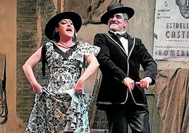 Los actores protagonistas de '¡Ay, Carmela!'.