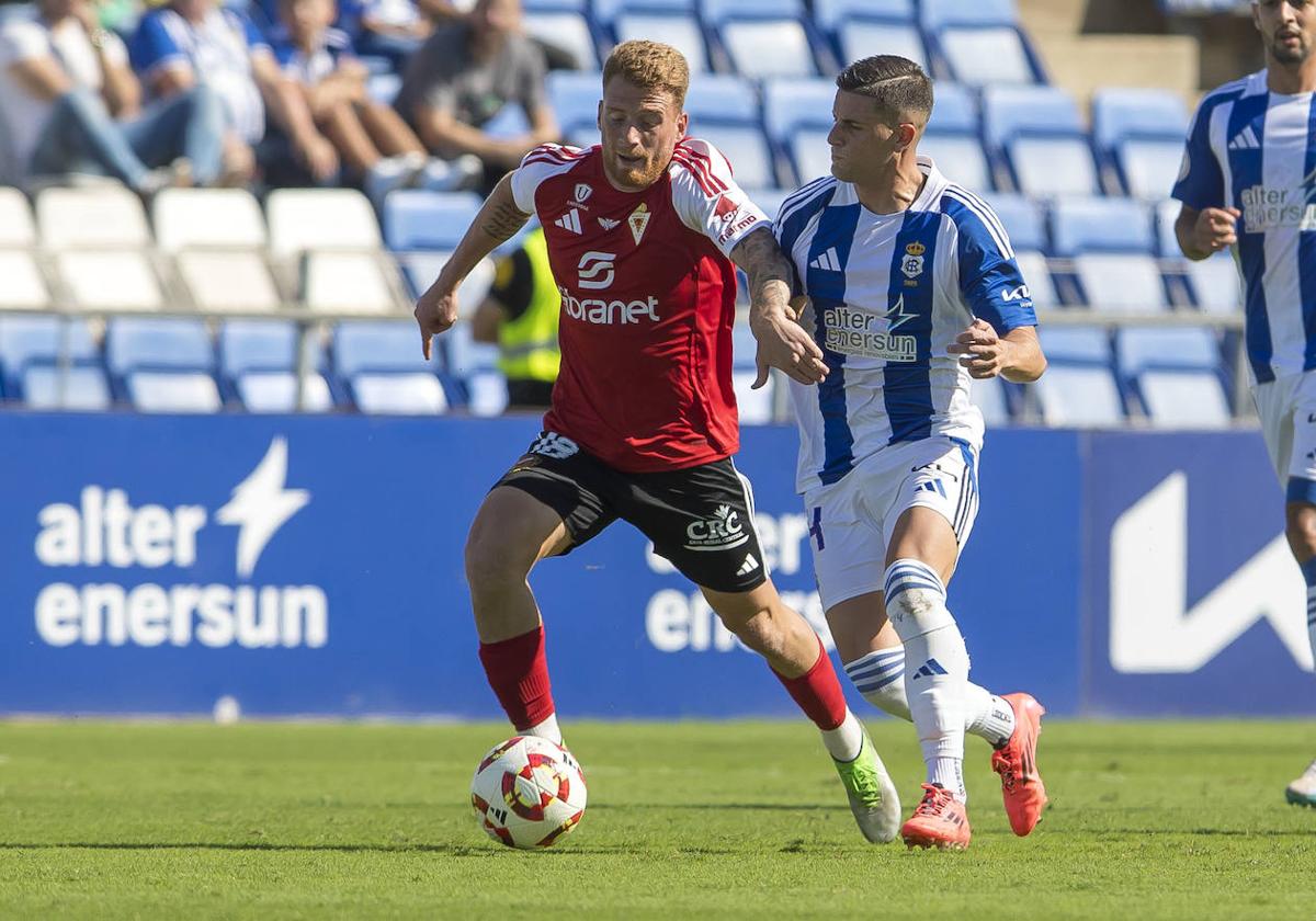 La victoria del Real Murcia frente al Recreativo de Huelva, en imágenes