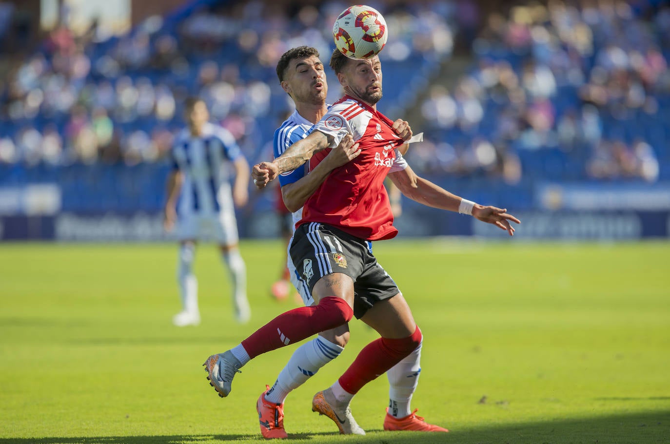 La victoria del Real Murcia frente al Recreativo de Huelva, en imágenes