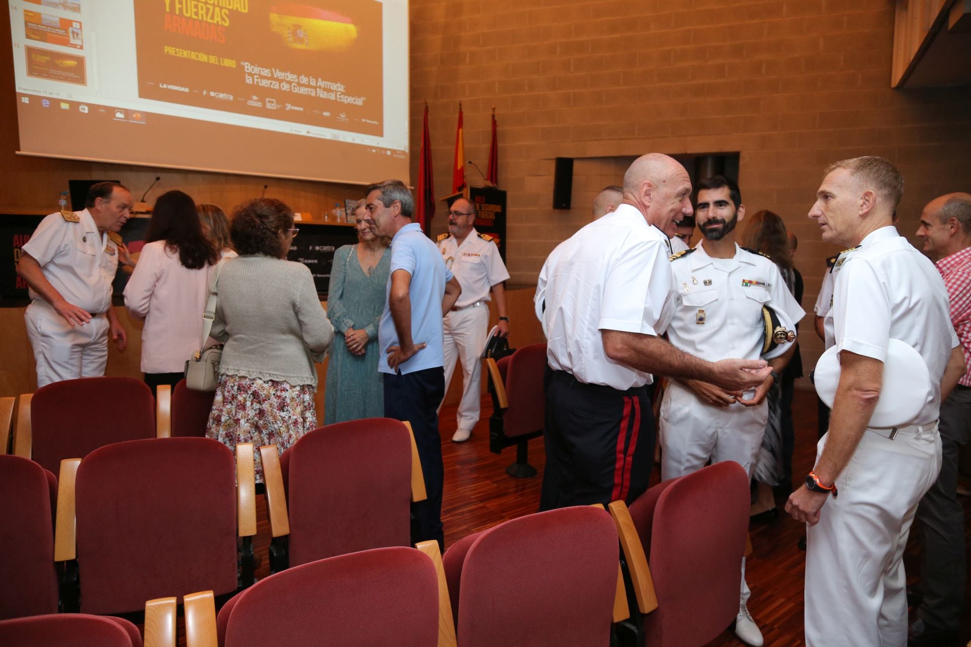 Acto de presentación del libro &#039;Boinas Verdes de la Armada&#039;, en imágenes