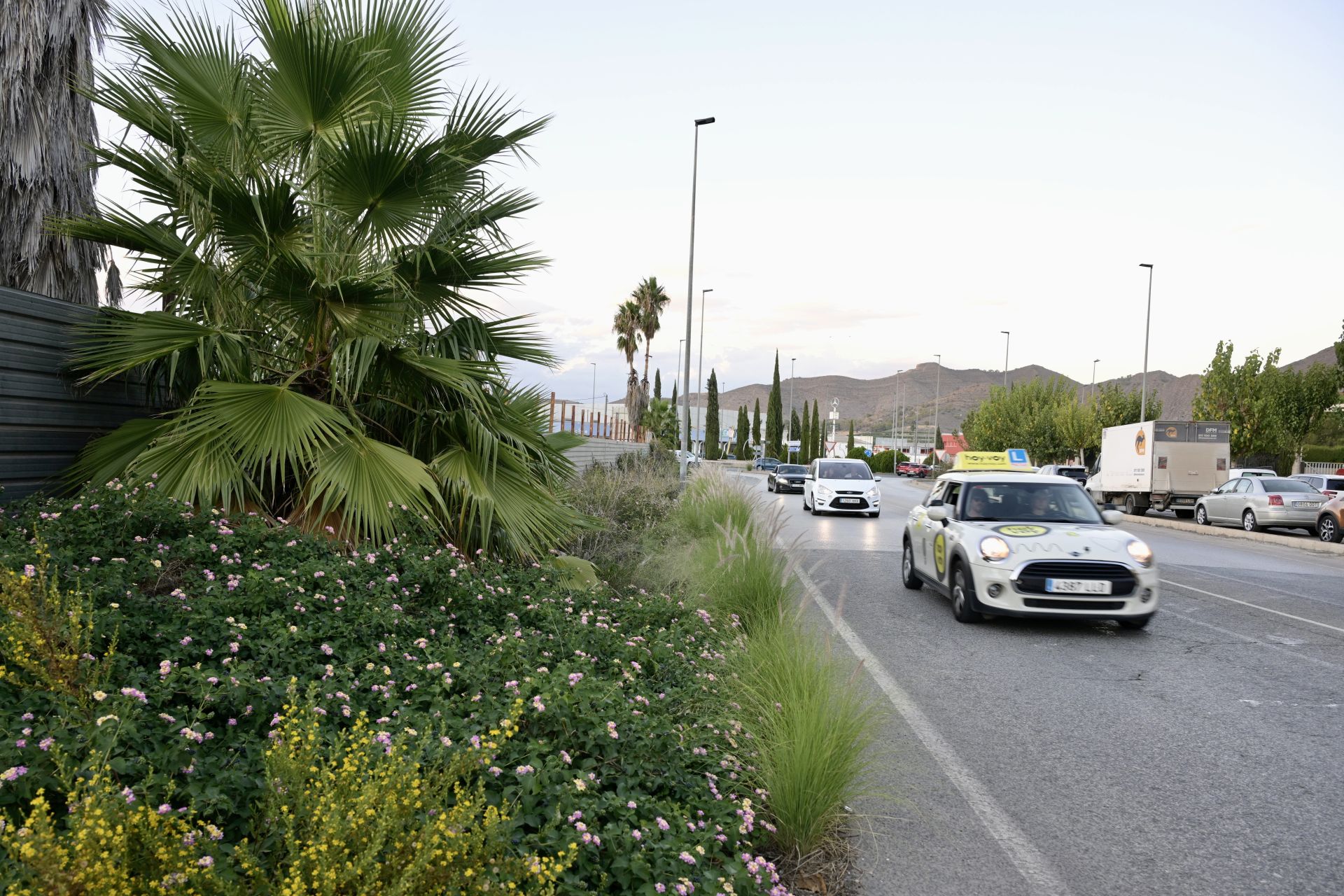 Las imágenes de los baches en la avenida Alejandro Valverde de Murcia