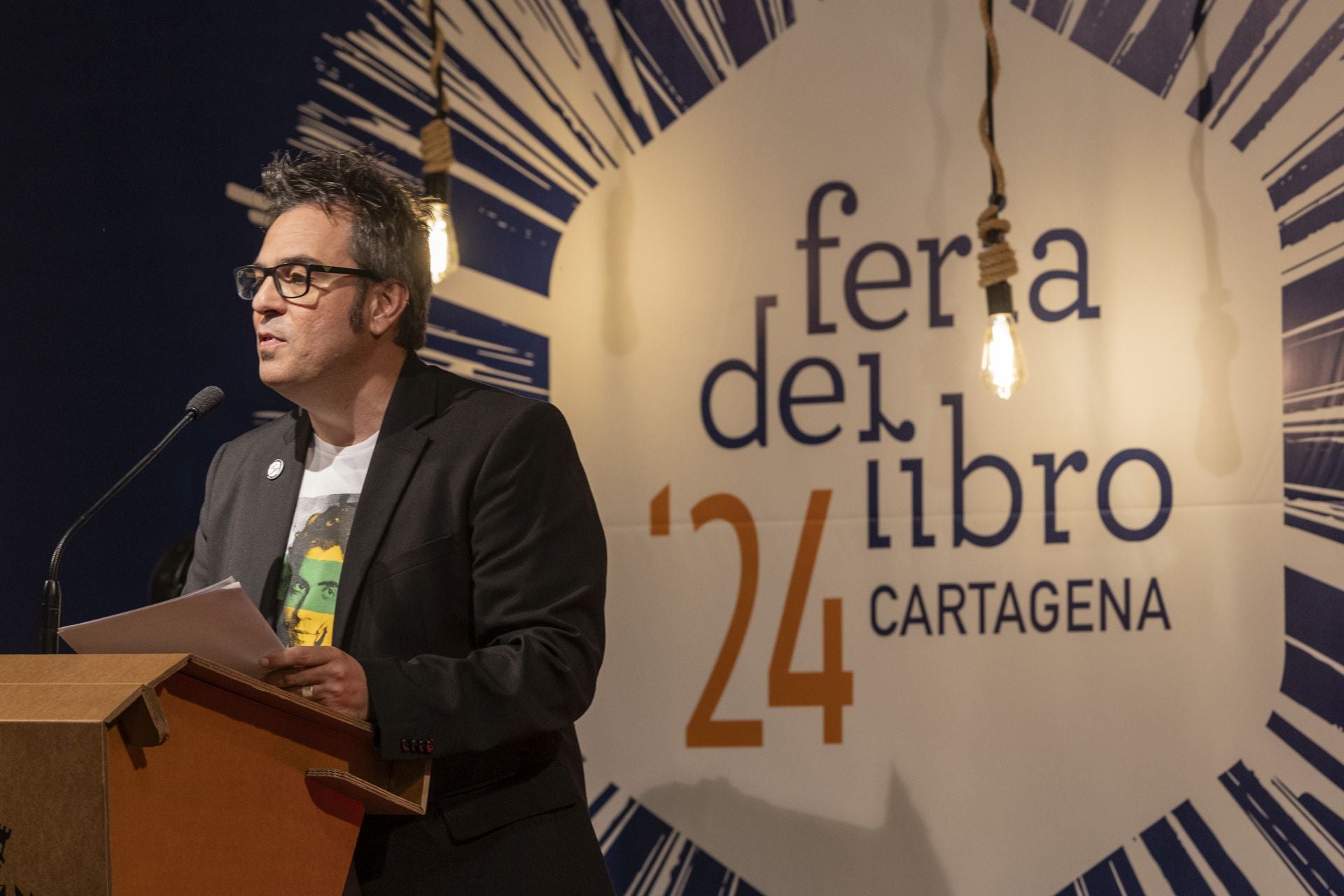 Raúl Quinto inaugura La Feria del Libro de Cartagena