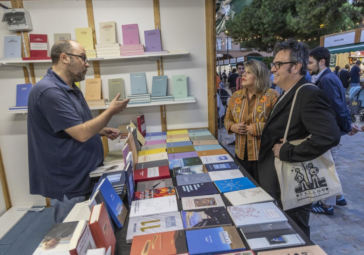 José Alcaraz (Balduque) con Noelia Arroyo y Raúl Quinto