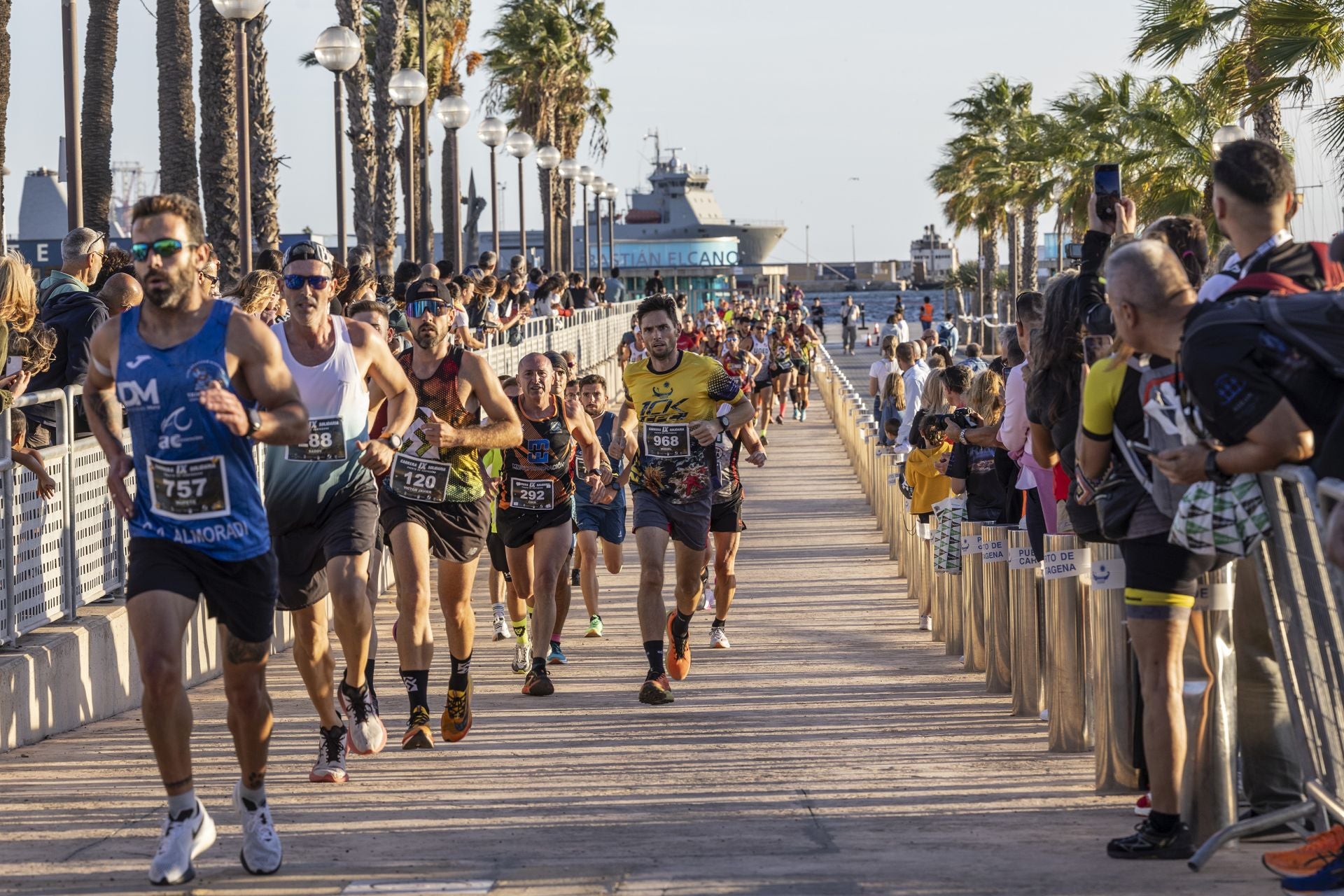 En imágenes, carrera 10K Puerto de Cartagena