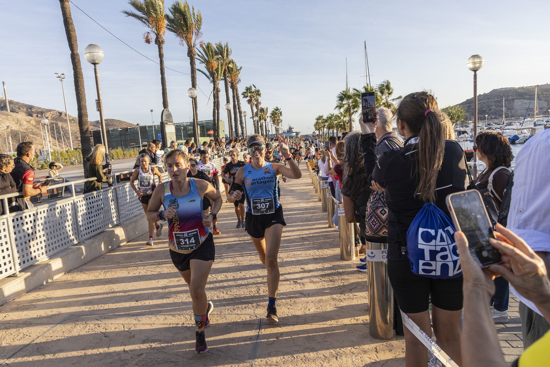 En imágenes, carrera 10K Puerto de Cartagena