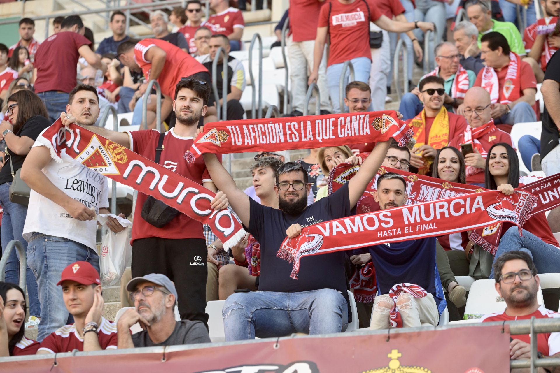 El empate del Real Murcia frente al Marbella FC, en imágenes