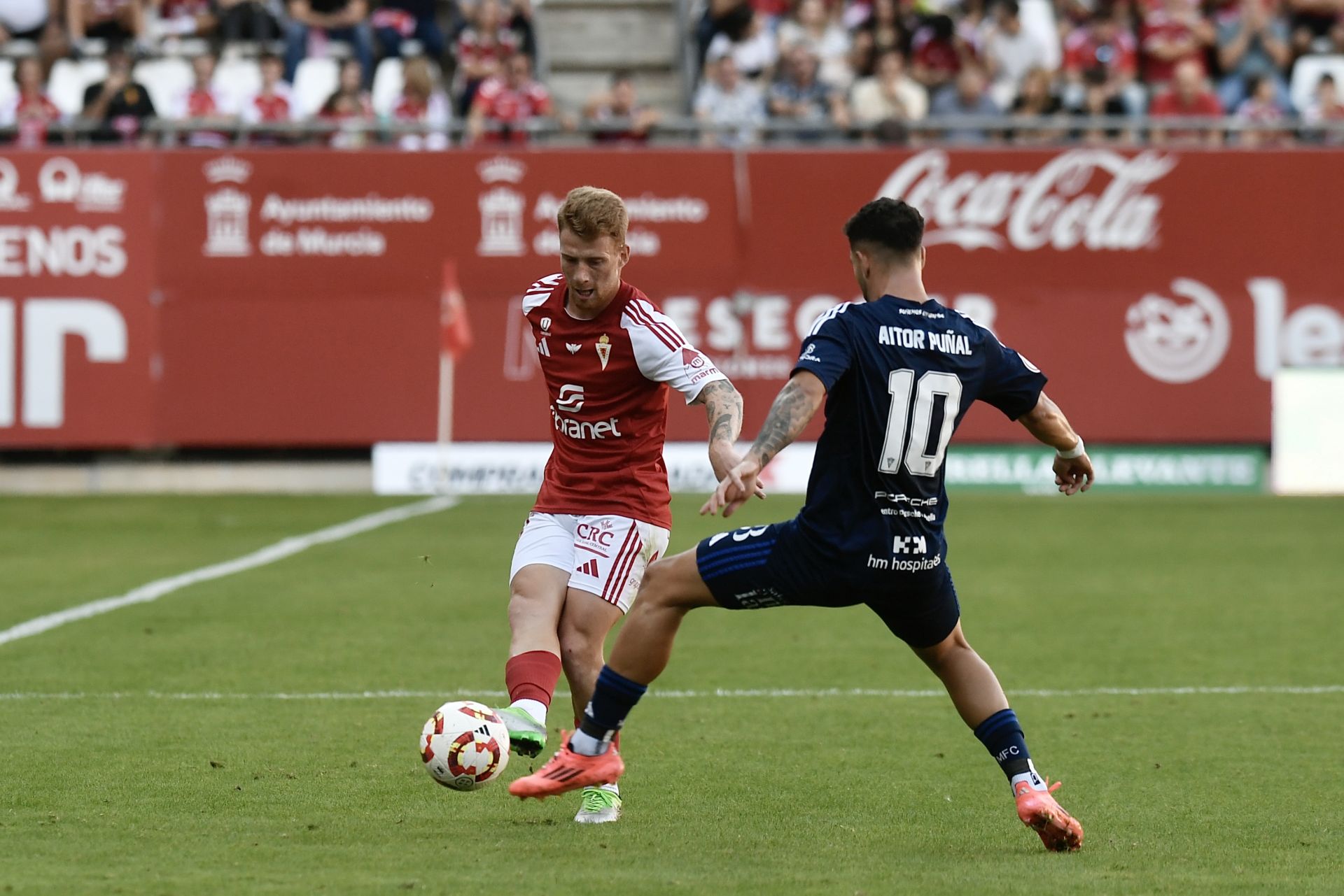 El empate del Real Murcia frente al Marbella FC, en imágenes