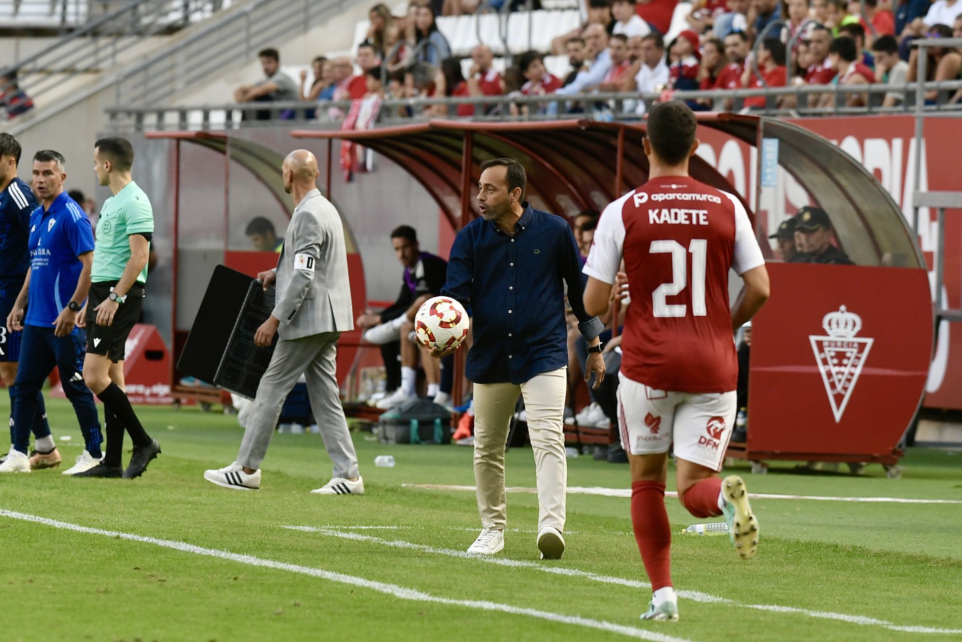 El empate del Real Murcia frente al Marbella FC, en imágenes