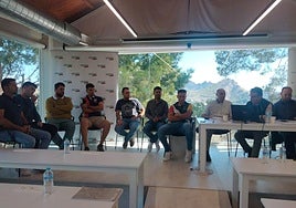 Encuentro de jóvenes agricultores de COAG, este lunes, en el centro Ricote Valley Hub de Villanueva.