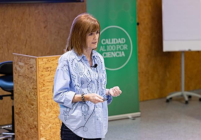 Intervención de Ana Canals en la jornada.