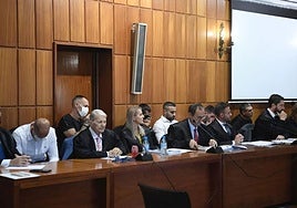 Un momento del juicio por el asesinato de 'El Rosao' el pasado septiembre.