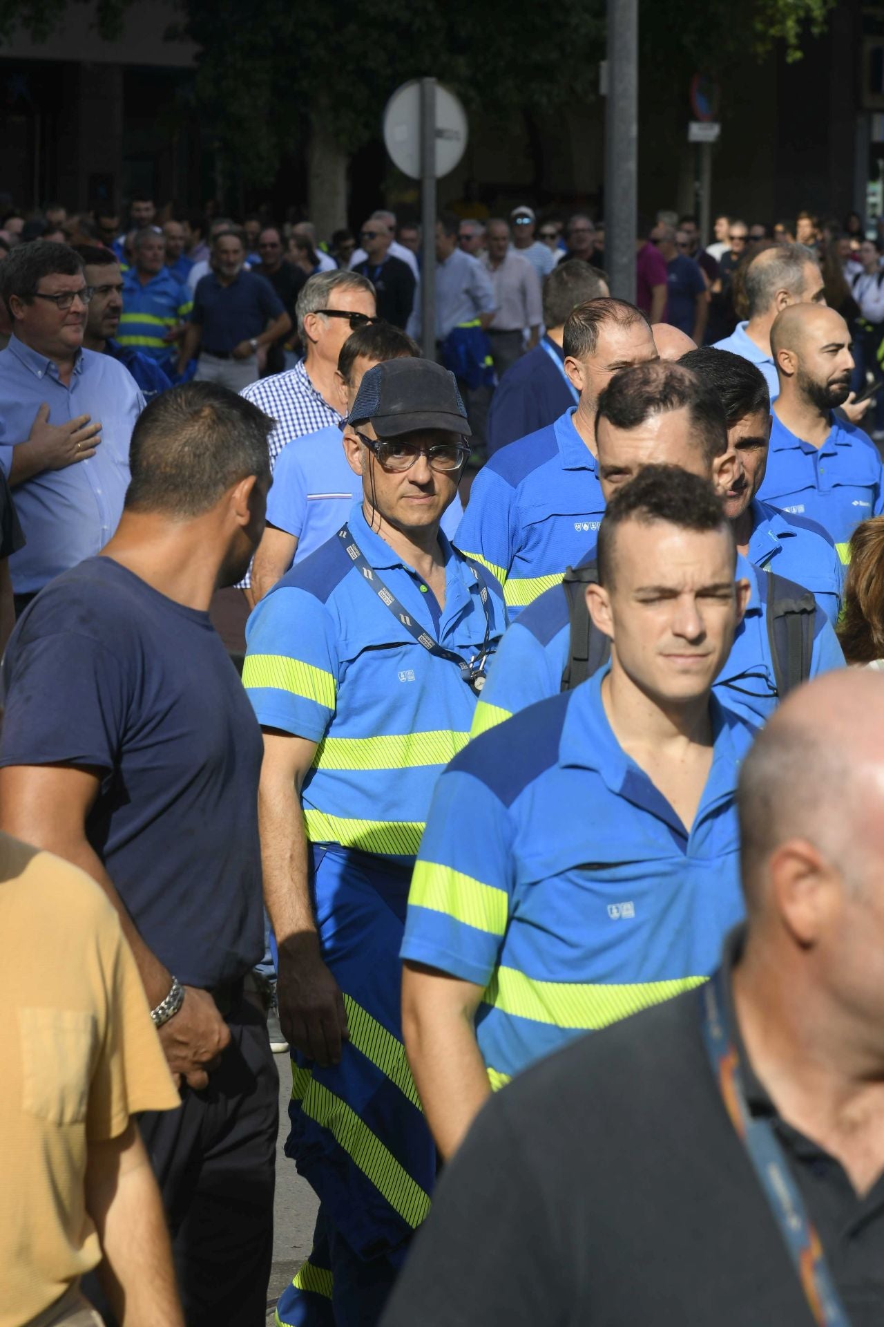 La protesta de los trabajadores de Navantia, en imágenes