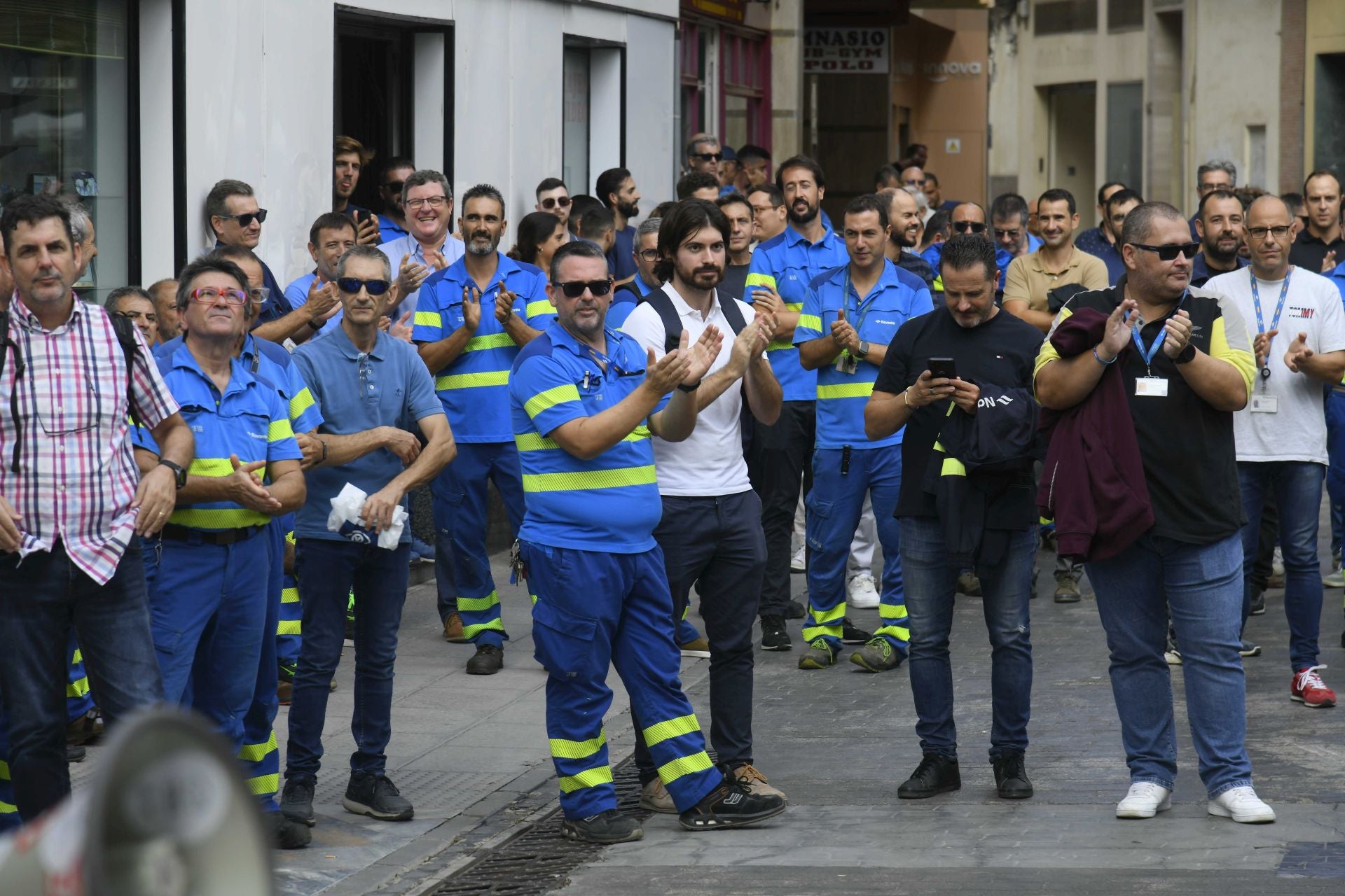 La protesta de los trabajadores de Navantia, en imágenes