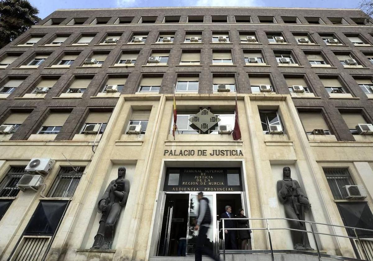 El Palacio de Justicia de Murcia, sede del TSJ, en una foto de archivo.