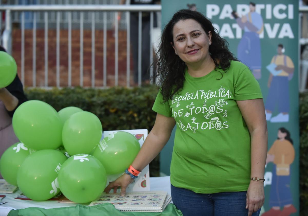 Marisa Maldonado, el viernes en Murcia, durante una jornada sobre la enseñanza pública.