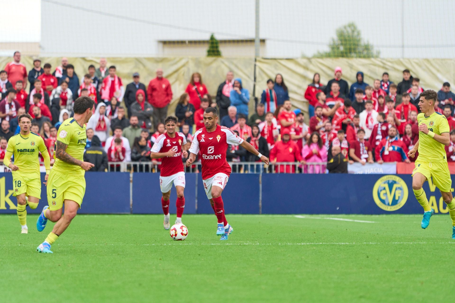 La victoria del Real Murcia frente al Villarreal B, en imágenes