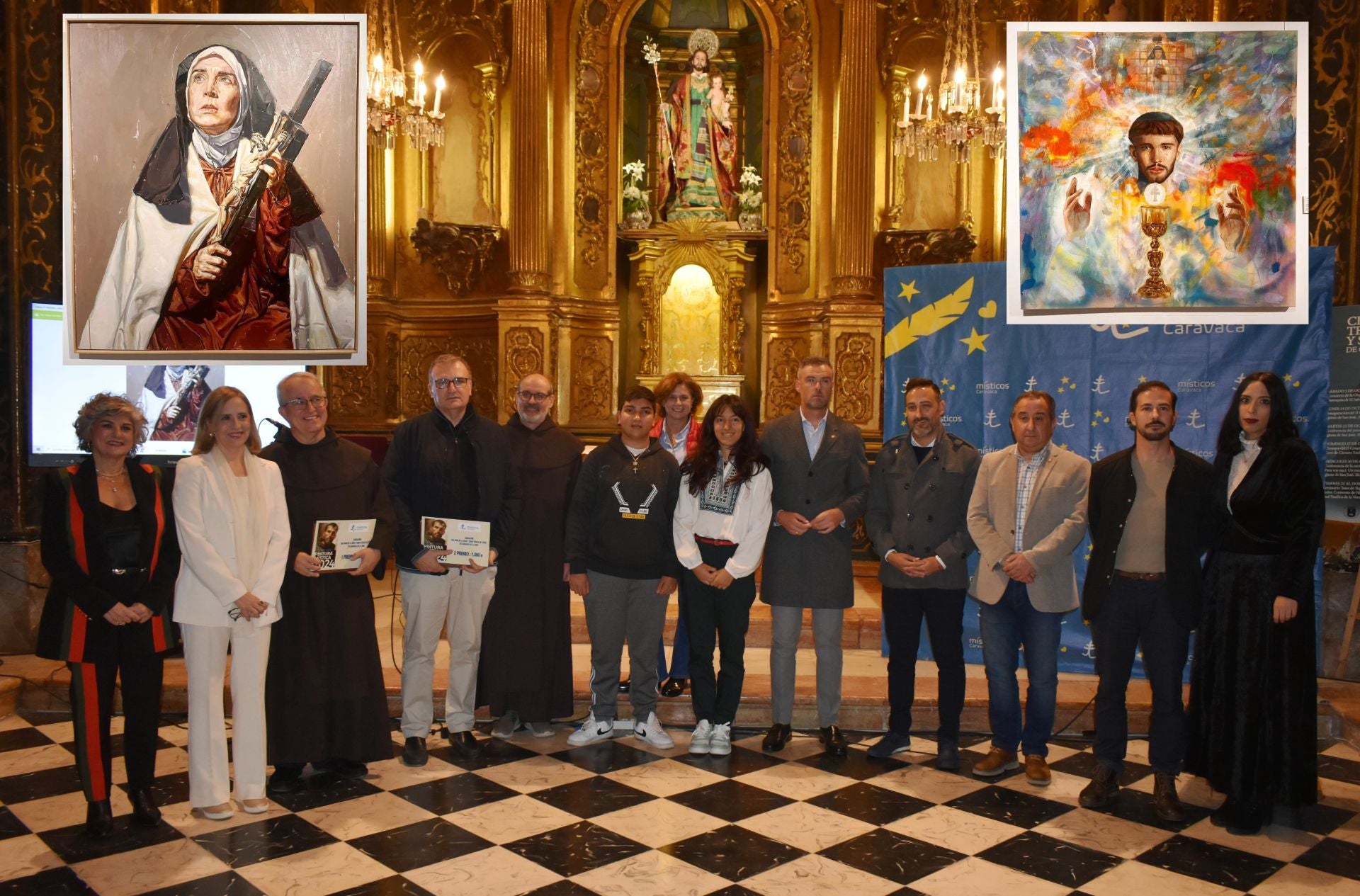 Entrega de premios del II Concurso de Pintura Mística de Caravaca de la Cruz