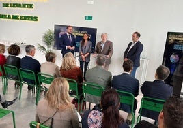 El director de LA VERDAD, Alberto Aguirre de Cárcer, interviene durante la presentación de Región de Murcia Gastronómica.