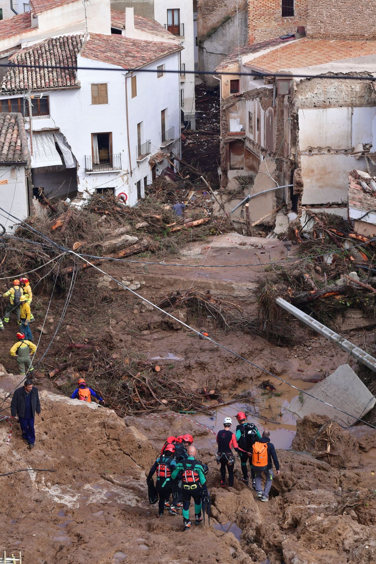Los estragos por las inundaciones en Letur, en imágenes