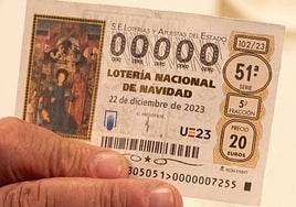 Los décimos de la Lotería de Navidad tienen diferentes elementos de seguridad para que sean únicos.