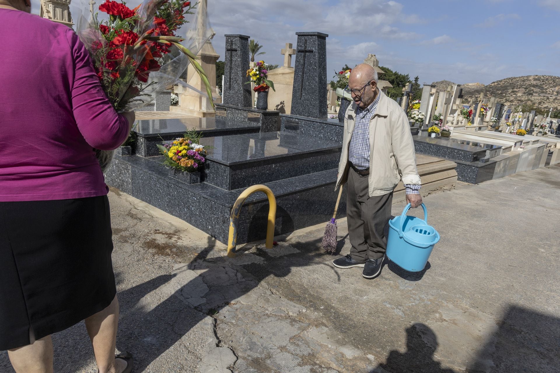 Las imágenes del Día de Todos los Santos en Cartagena