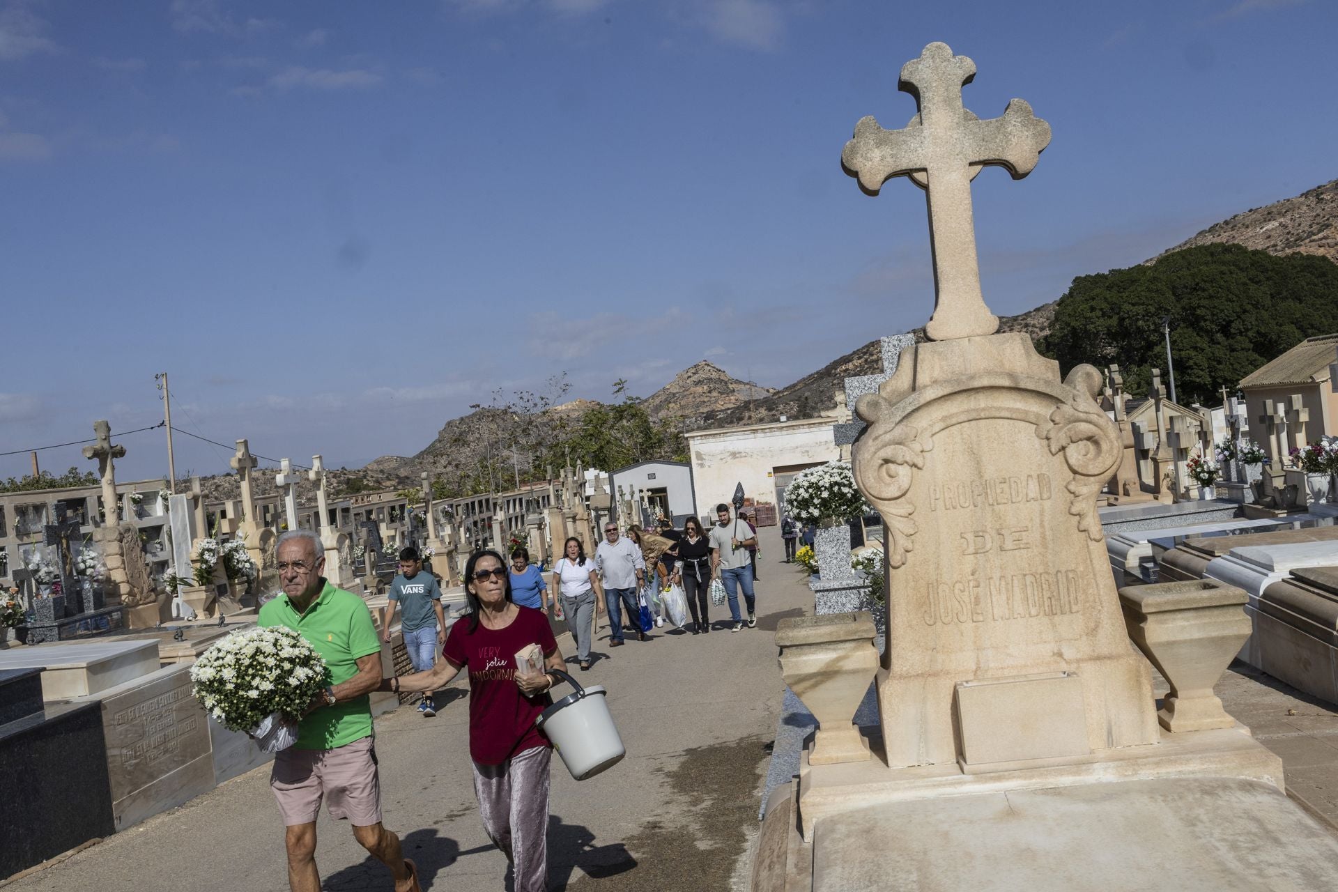Las imágenes del Día de Todos los Santos en Cartagena