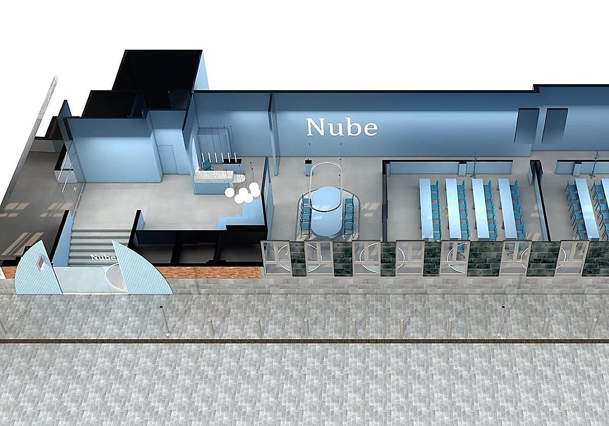 Recreación virtual de cómo quedará el Centro de Tecnología y Digitalización 'Nube', en el antiguo mercado de Gisbert.