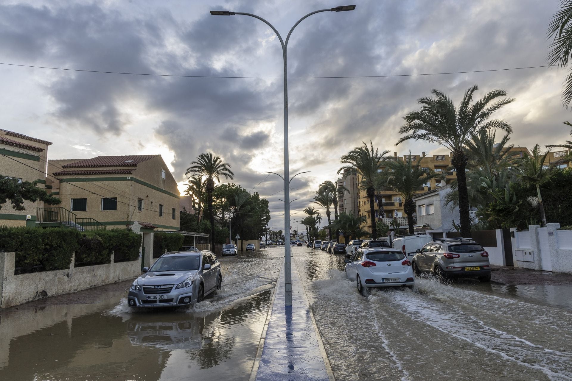 En imágenes | Mazarrón se lleva la peor parte de la alerta naranja por lluvia