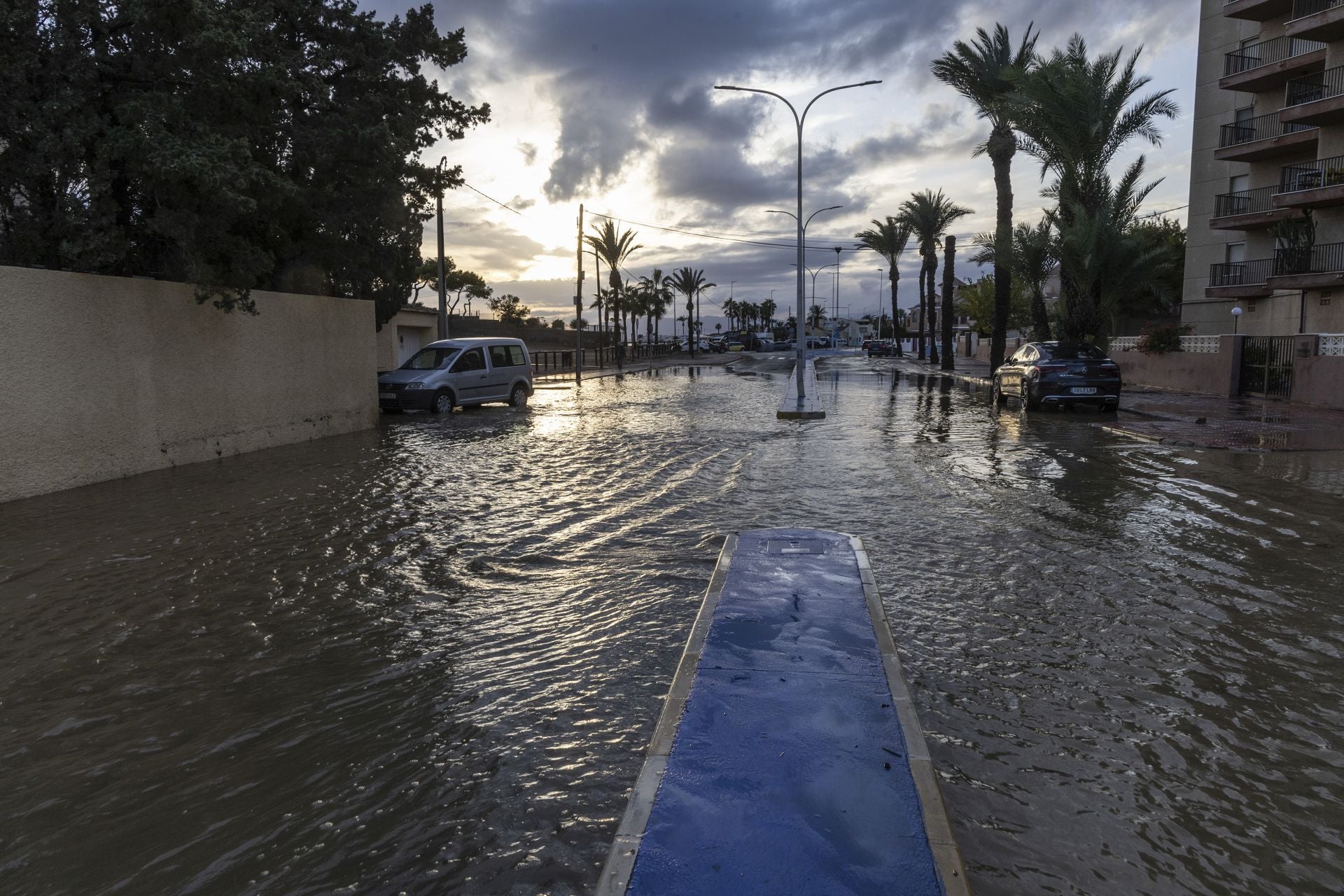 En imágenes | Mazarrón se lleva la peor parte de la alerta naranja por lluvia